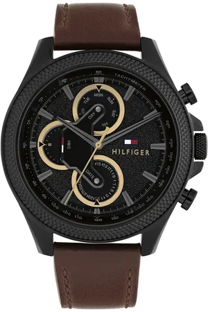 Vivara Relógio Tommy Hilfiger Masculino Couro Marrom 1792164