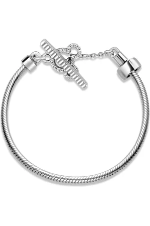 Life Pulseira Disney Mickey em Prata 925 com Pedras Incolores