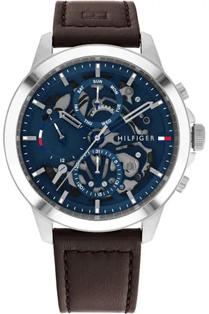 Vivara Relógio Tommy Hilfiger Masculino Couro Marrom 1710476