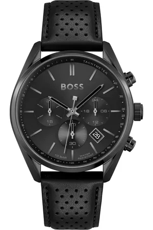 Vivara Relógio Boss Masculino Couro Preto 1513880