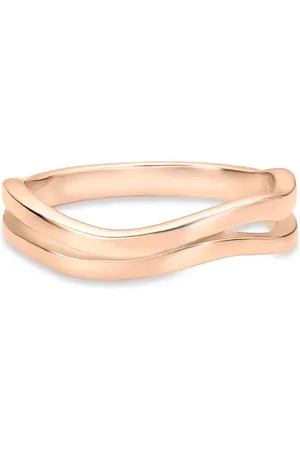 Life Anel Ondas Duplo em Liga Rosé com Banho de Ouro Rosé 18k