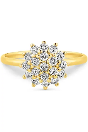 Vivara Anel Lyra em Ouro Amarelo 18k com Diamantes