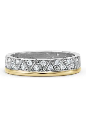 Vivara Anel Icona em Ouro Amarelo e Ouro Branco 18k com Diamantes