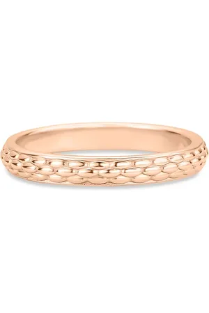 Life Anel Trama em Liga Rosé com Banho de Ouro Rosé 18k