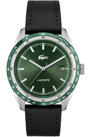 Vivara Relógio Lacoste Masculino Couro Preto 2011292