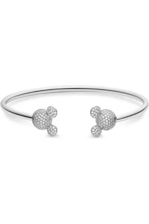Life Bracelete Disney Mickey em Prata 925 com Pedras Incolores