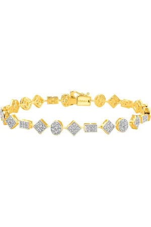 Vivara Pulseira Sommet em Ouro Amarelo 18k com Diamantes 1,68 ct