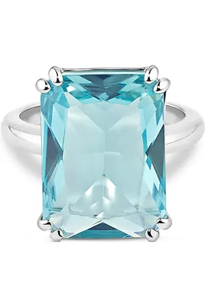 Life Anel Royal em Prata 925 com Pedra Azul