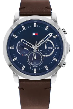 Vivara Relógio Tommy Hilfiger Masculino Couro Marrom 1791797