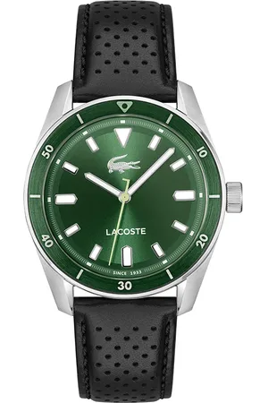 Vivara Relógio Lacoste Masculino Couro Preto 2011423