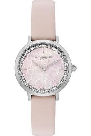 Vivara Relógio Olivia Burton Feminino Couro Rosa 24000270