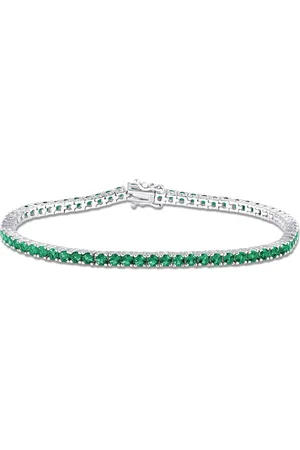 Life Pulseira Special II em Prata 925 e Pedras Verdes