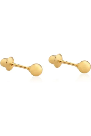 Vivara Brinco Baby Bolinha em Ouro Amarelo 18k