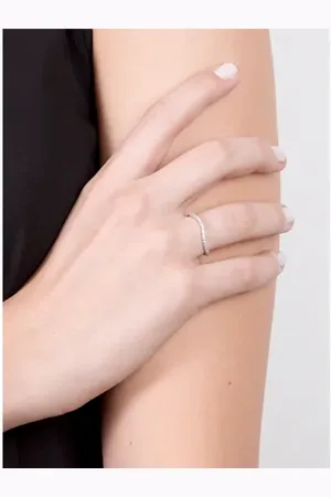 Vivara Anel Harmonia em Ouro Branco 18k com Diamantes