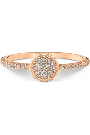 Vivara Anel Glow em Ouro Rosé 18k com Diamantes