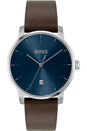 Vivara Relógio Boss Masculino Couro Marrom 1514160
