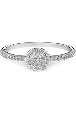Vivara Anel Glow em Ouro Branco 18k com Diamantes