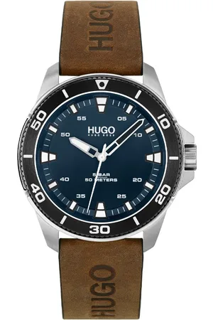 Vivara Relógio Hugo Masculino Couro Marrom 1530220