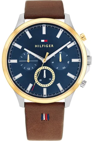 Vivara Relógio Tommy Hilfiger Masculino Couro Marrom 1710496