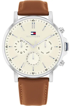Vivara Relógio Tommy Hilfiger Masculino Couro Marrom 1792143