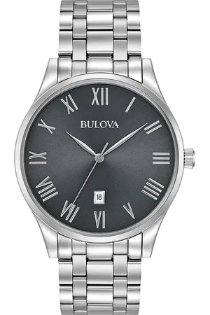 Vivara Relógio Bulova American Clipper Masculino Aço Prata 96B261N