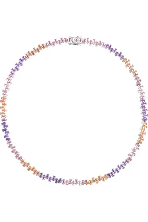 Life Colar Aurora em Prata 925 com Pedras Coloridas, 40cm