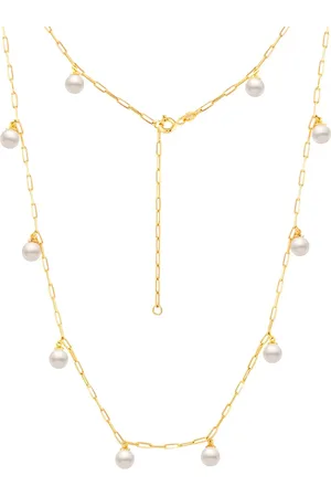 Vivara Colar Pop em Ouro Amarelo 18k com Pérolas, 45cm