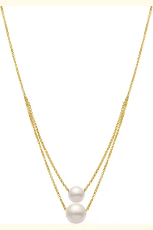 Vivara Colar Pop em Ouro Amarelo 18k com Pérolas, 55cm