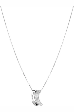 Life Colar Maxi VII em Prata 925 com Pedras Incolores, 45cm